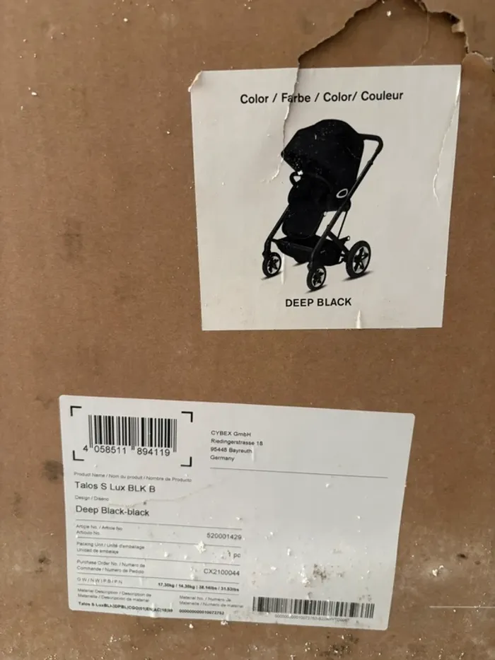 Poussette Talos S Lux Cybex noire - photo numéro 18