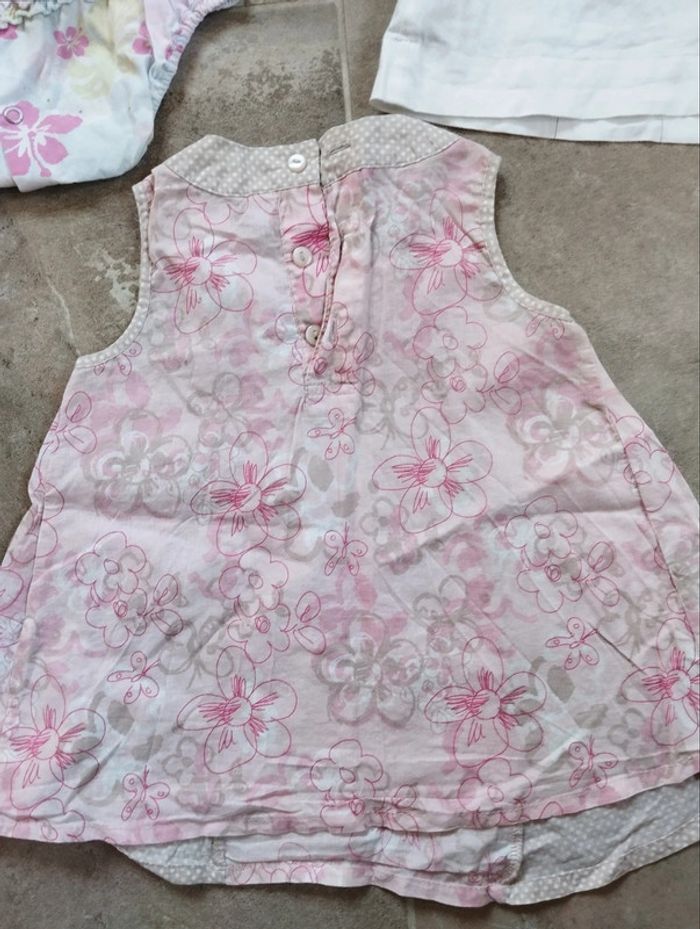 Lot robes 18 mois fille roses et blanches - photo numéro 10