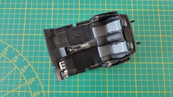 Châssis + banquette pièce détachée miniature Peugeot 307 CC Solido 1/18 1/18e 1/18eme #B71