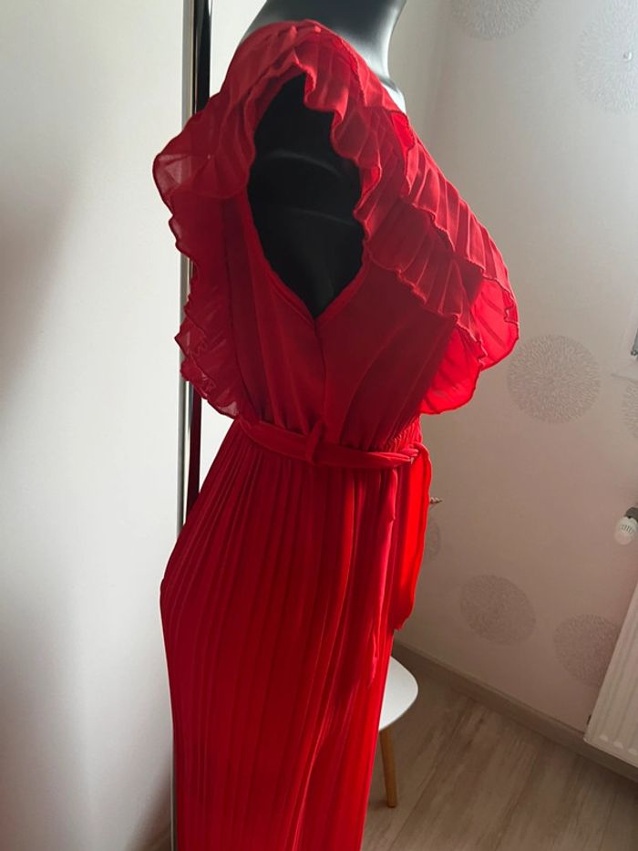 Combinaison unie rouge très tendance - photo numéro 5