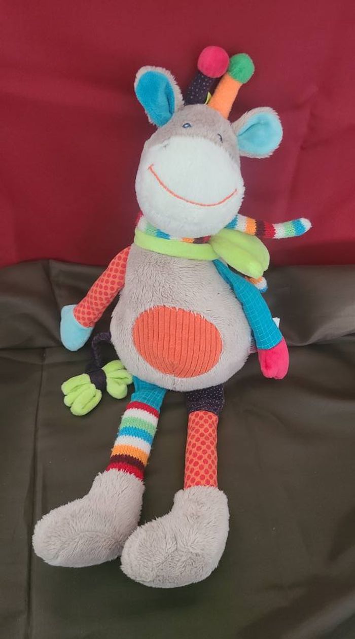 doudou girafe simba toys  peluche girafe multicolore - photo numéro 5