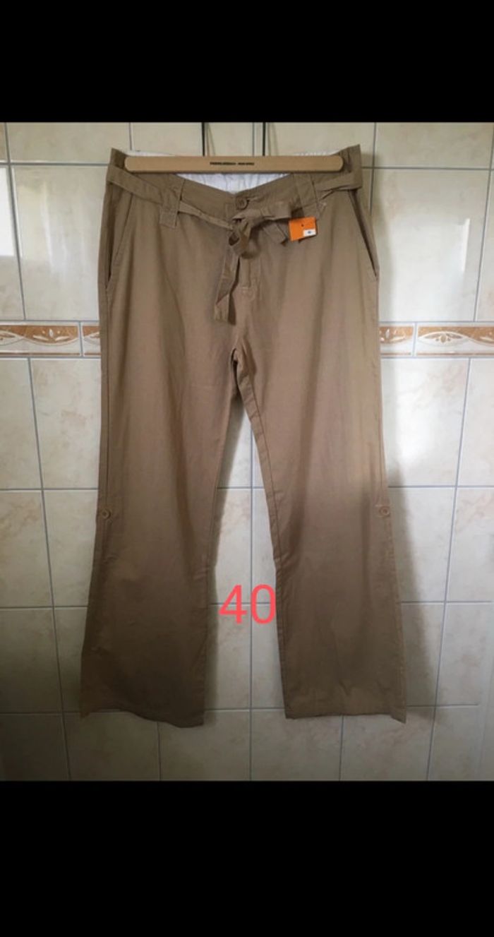 Pantalon Camel