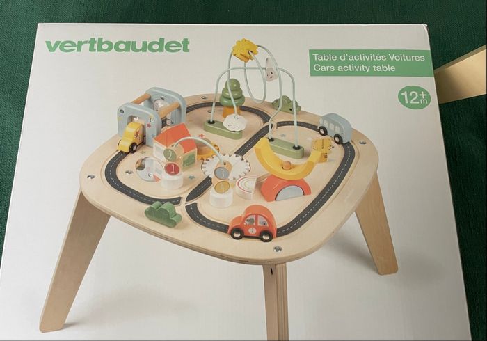 Table d'activités Voitures