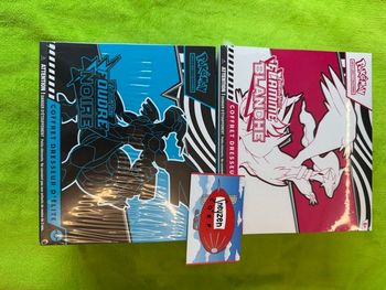Lot de 2 Etb Pokémon EV10.5 Foudre Noir Flamme Blanche Neuf et défauts Scellage