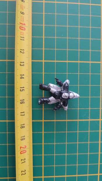 Jouet ancien vintage dans l'état figurine Micro Zeo Zord IV Mighty Morphin Power Rangers Evil Space