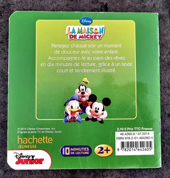 Livre Mon histoire du soir La maison de Mickey - photo numéro 2