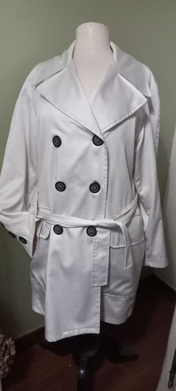 Trenchcoat Blanc ' Anne Weyburn ' T.38/40