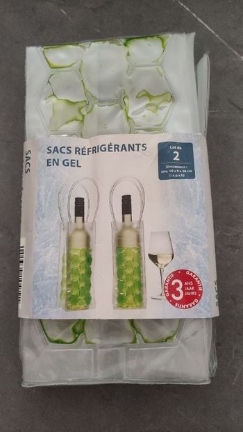 Sacs réfrigérants gel bouteille
