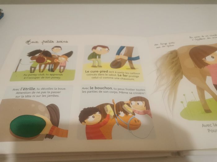 Livre Mon Poney-Club à toucher - photo numéro 4