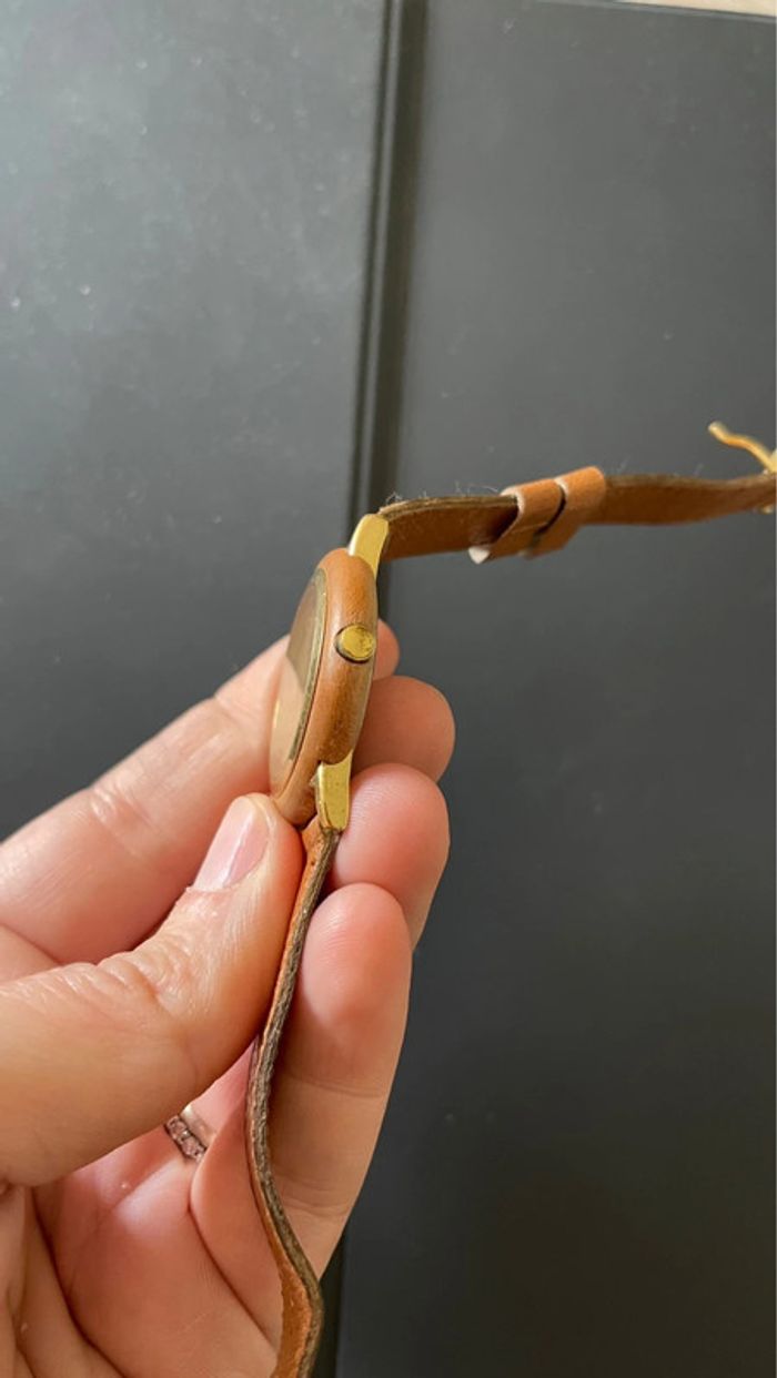 Montre Wood Watch 3,5cm diamètre - photo numéro 5