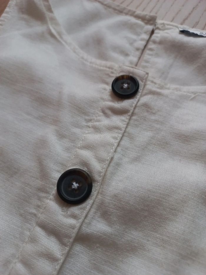 Robe beige/blanche taille 38 (France) - photo numéro 3