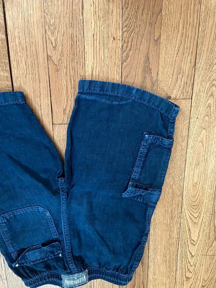 Short en lin marine Vilebrequin - photo numéro 4