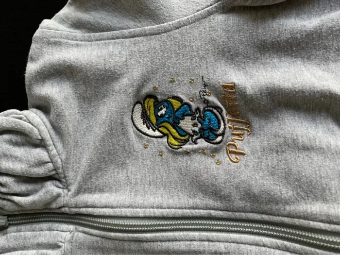 Sweat zippé Schtroumpfette - photo numéro 2