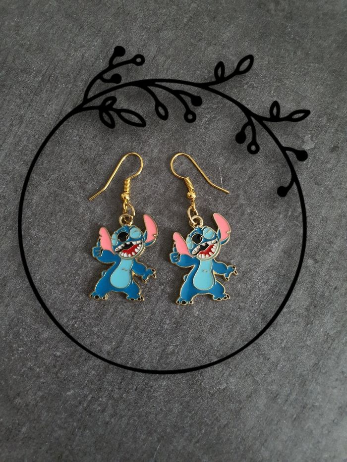 💙 boucles d'oreilles Stitch 💙