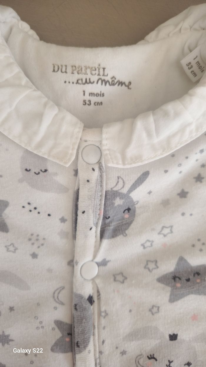 Pyjama matelassé DU PAREIL AU MÊME 1M/53CM - photo numéro 4