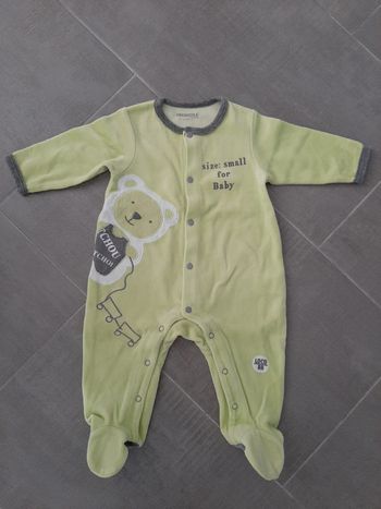 pyjama velours bébé 6 mois