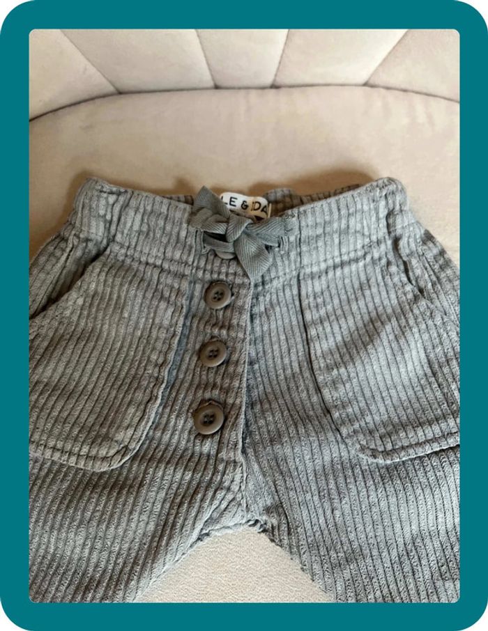 Pantalon velours grosses côtes 6 mois - Emile et Ida - photo numéro 4