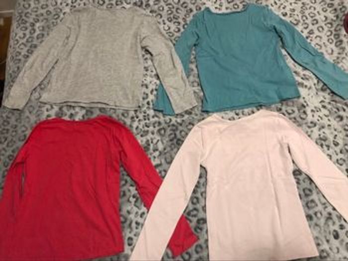 Lot de 4 tee-shirts à manches longues - taille 10 Ans - photo numéro 6