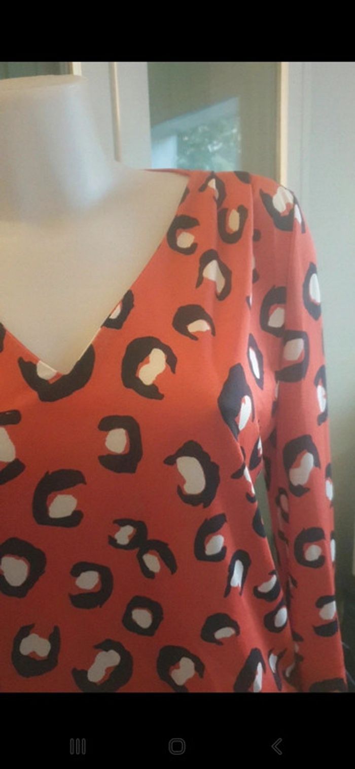 Morgan Joli top corail manches 3/4 T.38 - photo numéro 4