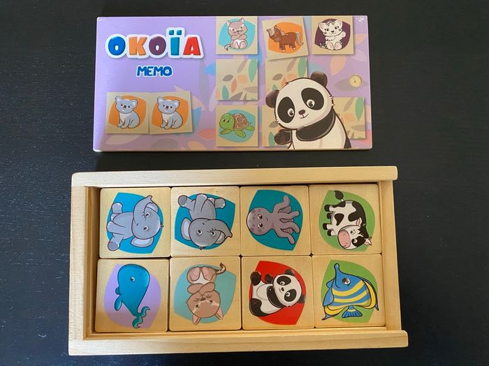jeu de mémorisation Okoïa en bois - photo numéro 2