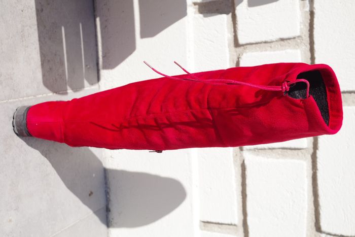 Bottes Cuissardes Lacets rouge T39 - photo numéro 4
