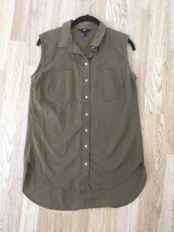 Chemise sans manches taille S