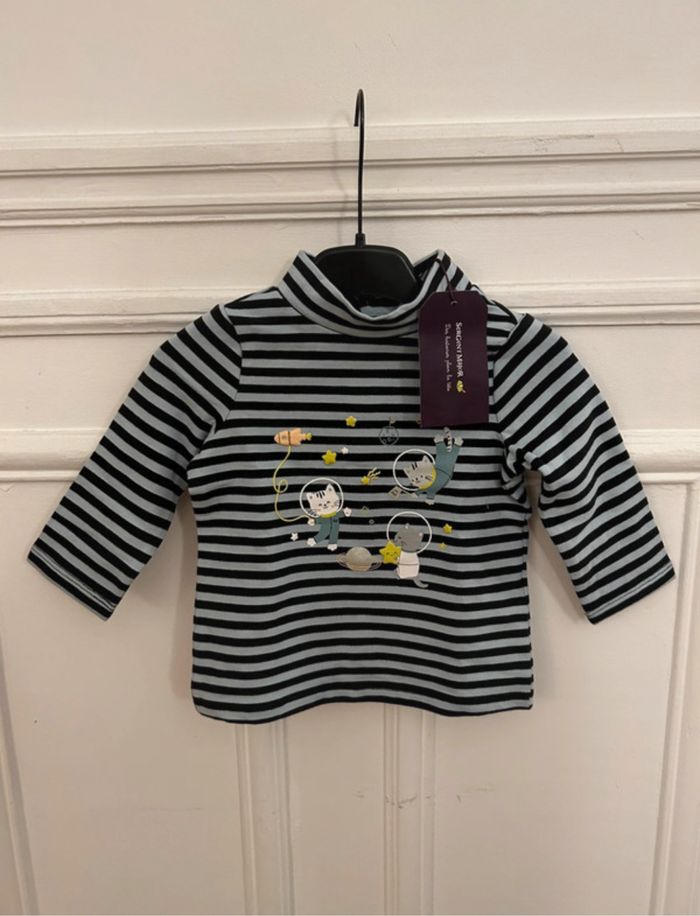 Marinière bleue bébé Sergent Major