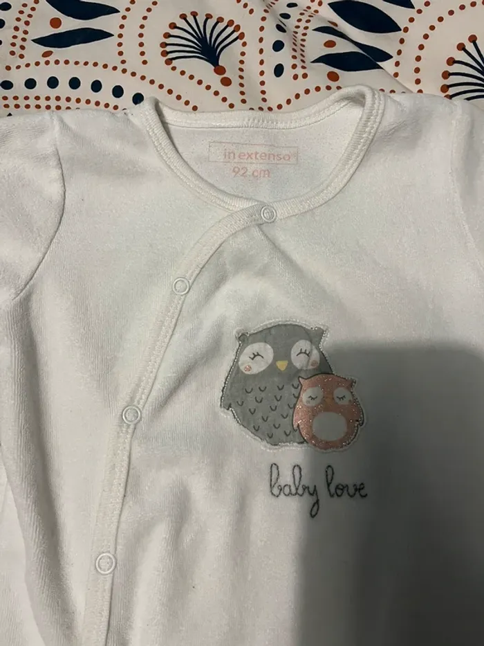 Pyjama velours Leger 3 ans - photo numéro 2