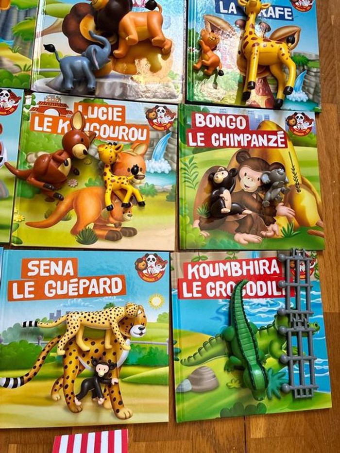23 livres avec figurines collection mes animaux du zoo - photo numéro 3