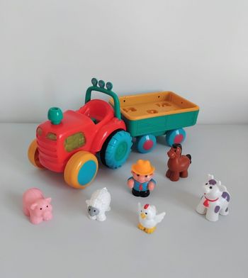 Tracteur Animaux de Ferme Musical Jeu Eveil Complet 🚜
