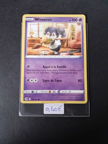 Carte Pokémon Wimessir 127/264