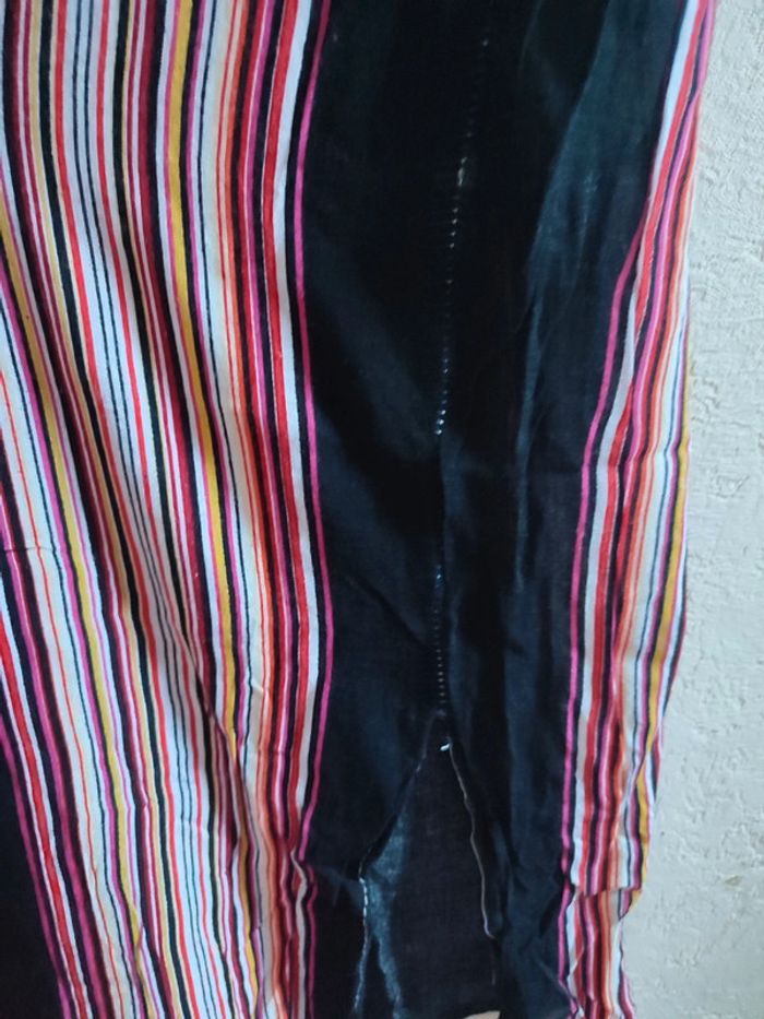 Robe d'été rayée, orientale, légère taille unique - photo numéro 3
