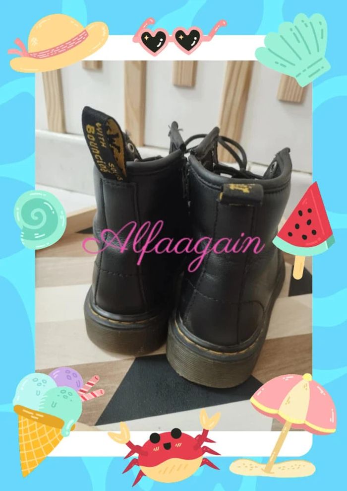 Bottines dr Martens noires 30 mixte - photo numéro 7