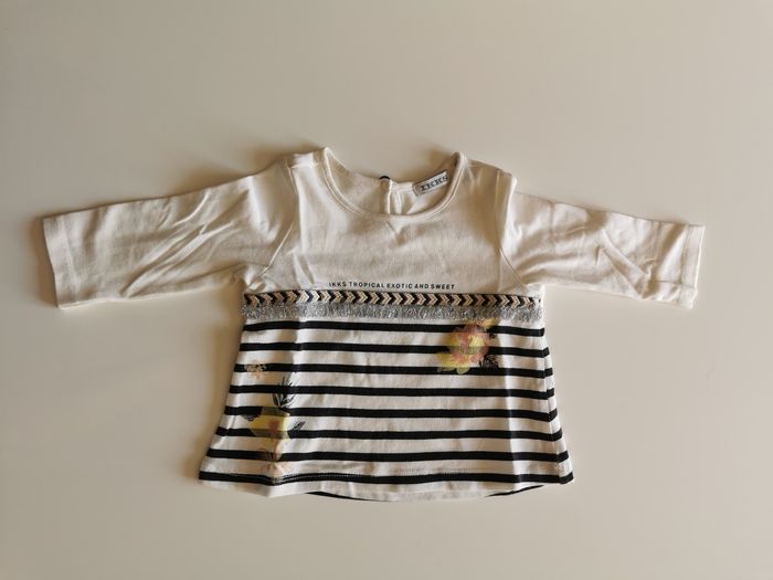 Tee shirt effet marinière - photo numéro 2