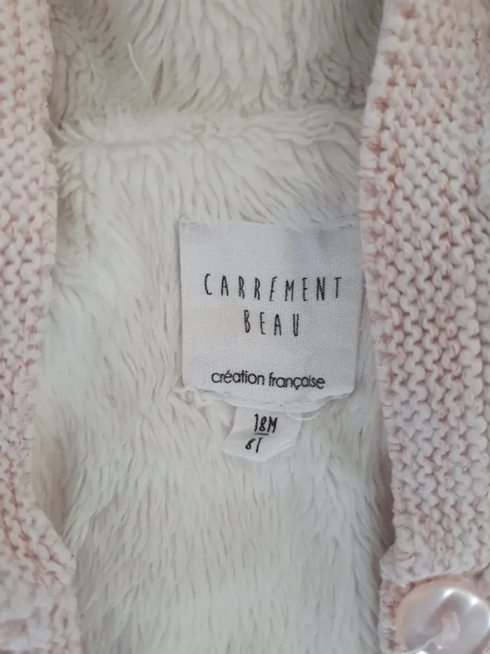 Veste polaire Carrement Beau rose irisée - photo numéro 2