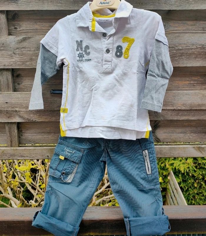 Ensemble printemps été garçon 2/3 ans