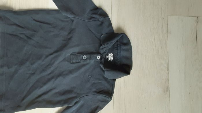 Vêtement garçon tee-shirt polo manches longues bleu marine Kiabi 3 ans - photo numéro 3