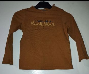 T shirt maron brun