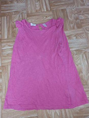 Débardeur fille Okaïdi rose en bon état