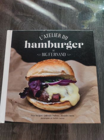 Livre cuisine - L'atelier du hamburger de Big Fernand