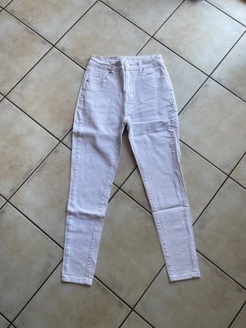 Pantalon skinny blanc