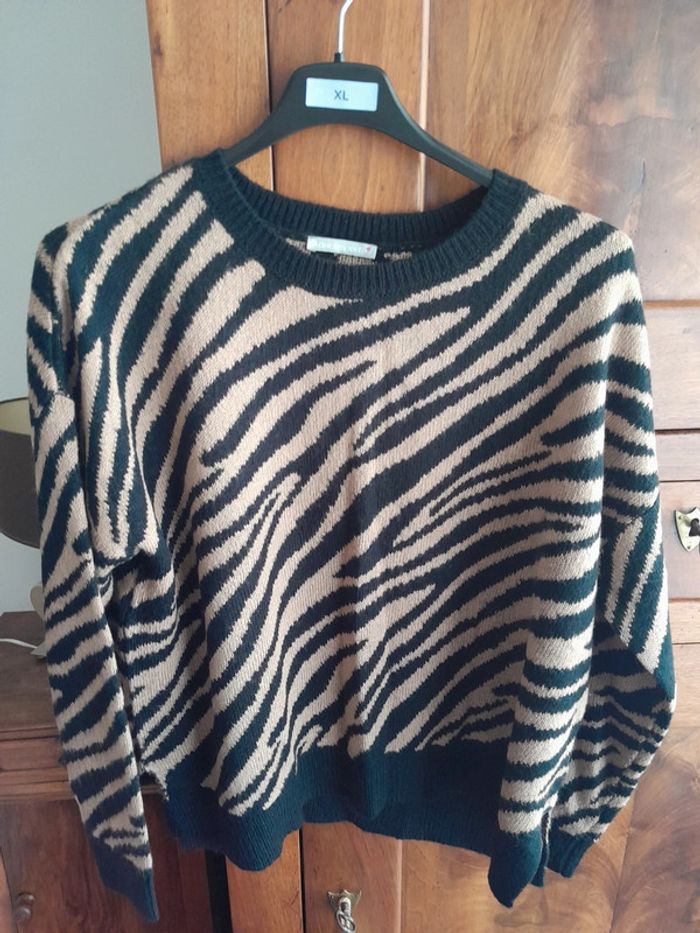 Pull bicolore