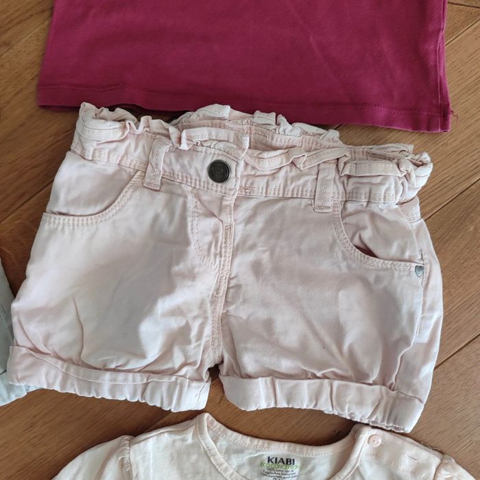 Lot T-shirt short 24 mois fille été - photo numéro 6
