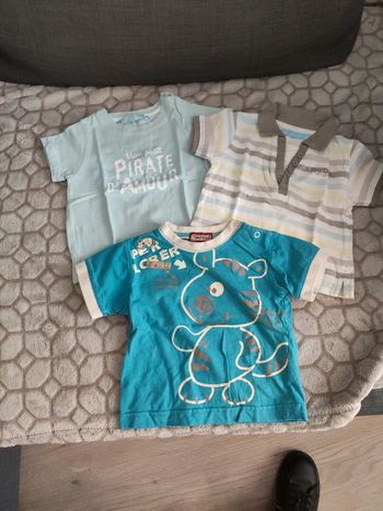 Lot hauts 6mois garçon