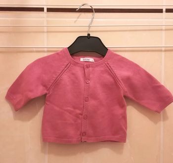 Gilet en coton T1 mois - V92B