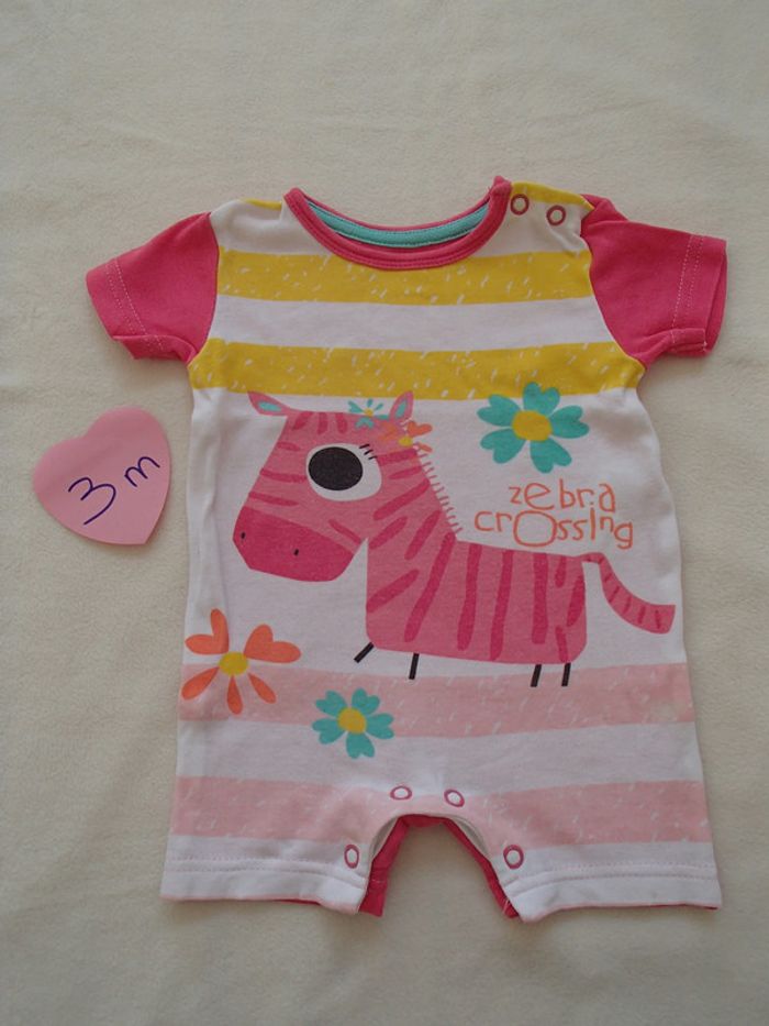 lot de 2 barboteuses 3 mois - photo numéro 2