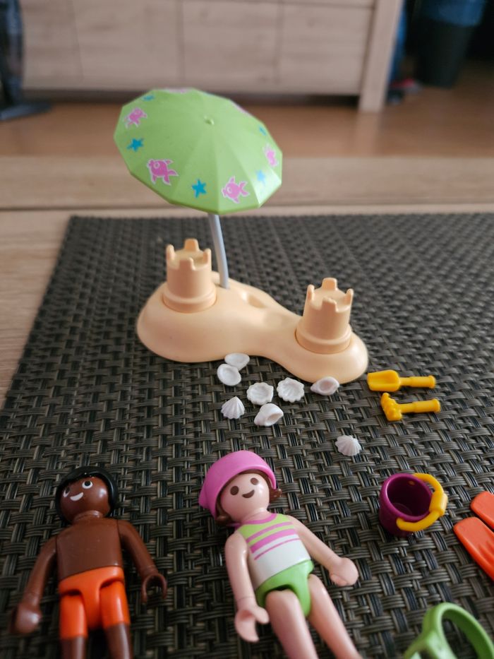 Enfants et chateaux de sable playmobil 9085 - photo numéro 3