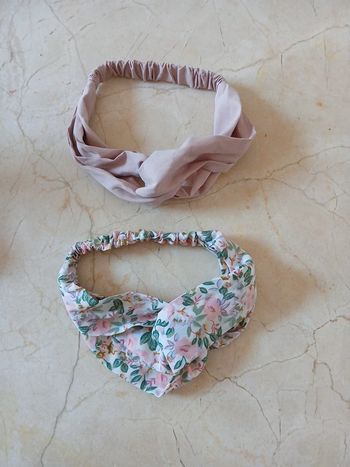 Lot de 2 bandeaux croisé arrière élastique pour un bon maintient 🌺