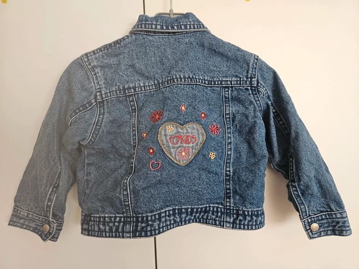 👖 Veste en jean fille OKIDS - Taille 2 ans (86 cm) 👖 - photo numéro 2