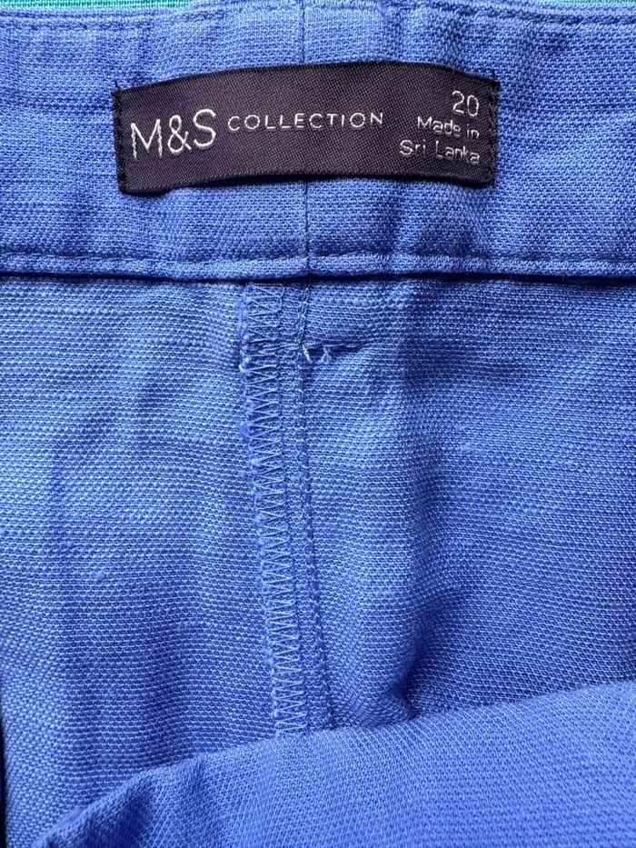 💙 Pantalon bleu M&S Mode – Taille 48 TBE - photo numéro 5